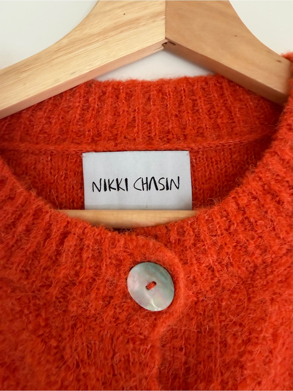 Nikki Chasin Cardigan Alpaca Fuzzy Cardigan — image 3 of 8